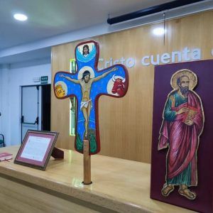 La Cruz peregrina y nuestro santo patrón